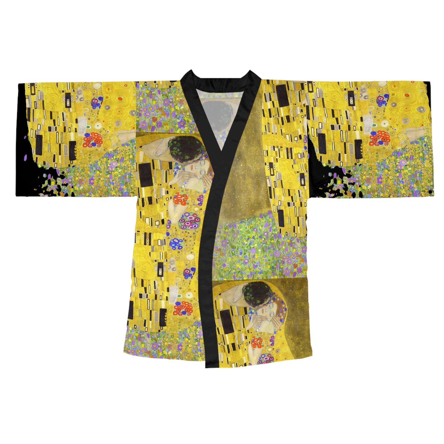 Kimono Robe The Kiss by Gustav Klimt Art Nouveau