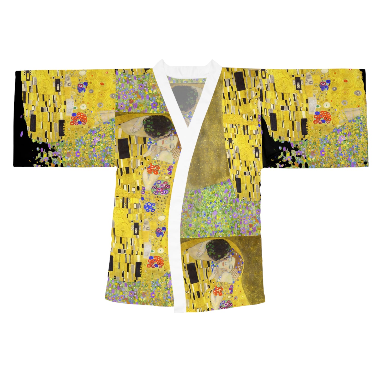 Kimono Robe The Kiss by Gustav Klimt Art Nouveau