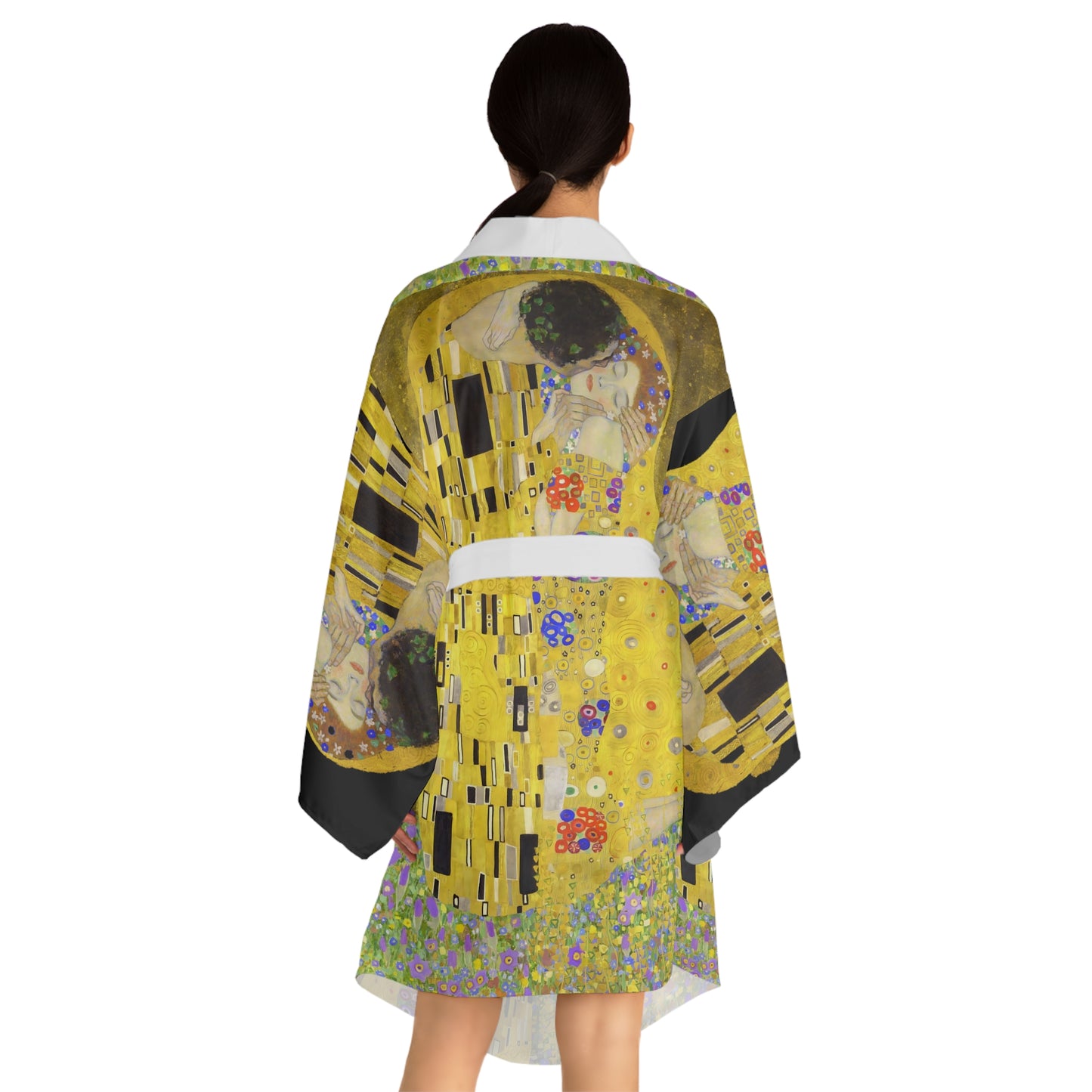 Kimono Robe The Kiss by Gustav Klimt Art Nouveau