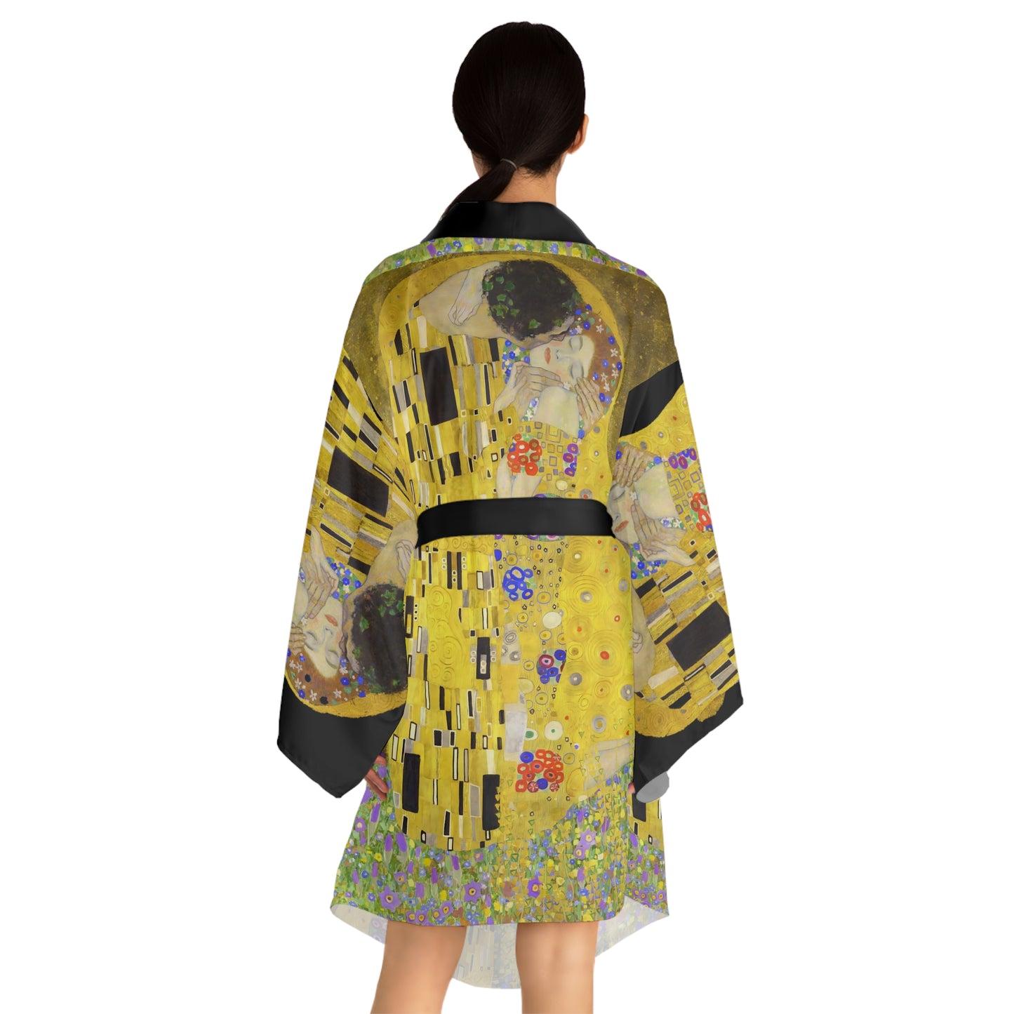 Kimono Robe The Kiss by Gustav Klimt Art Nouveau