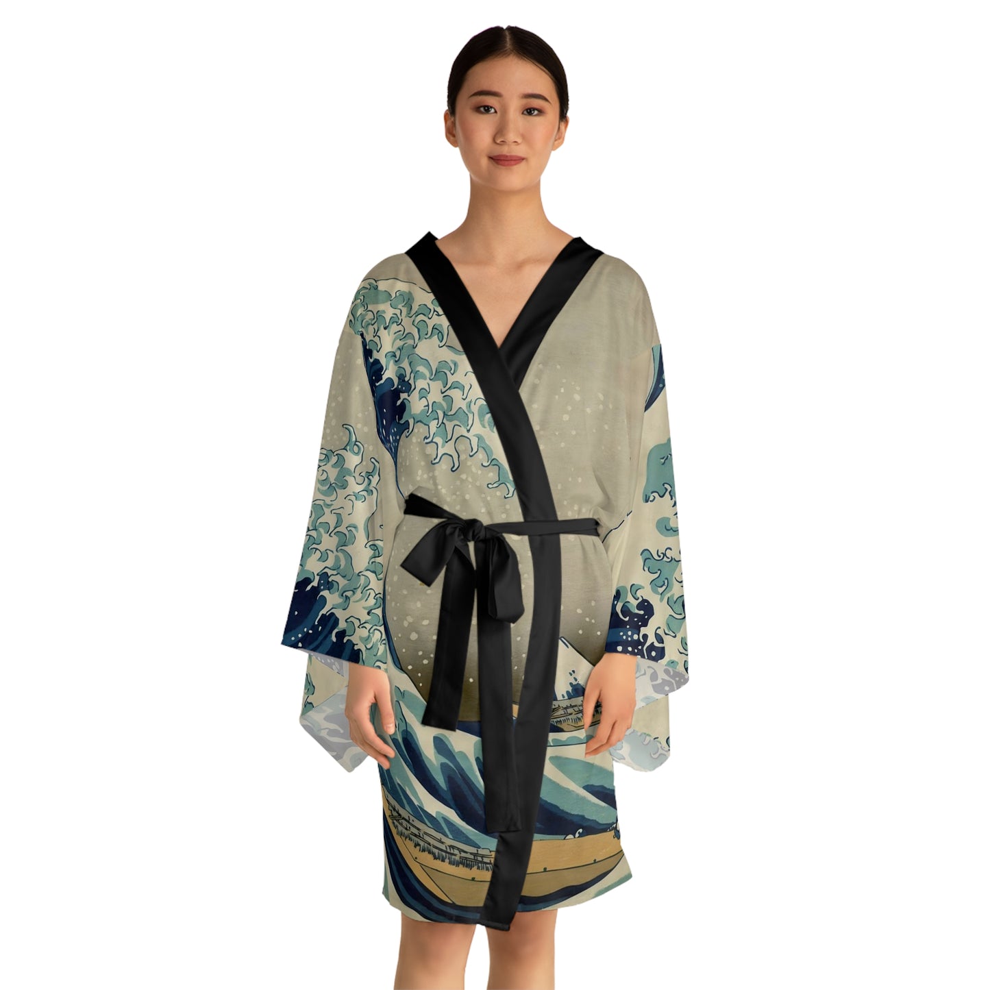Kimono Robe The Great Wave off Kanagawa from Hokusai