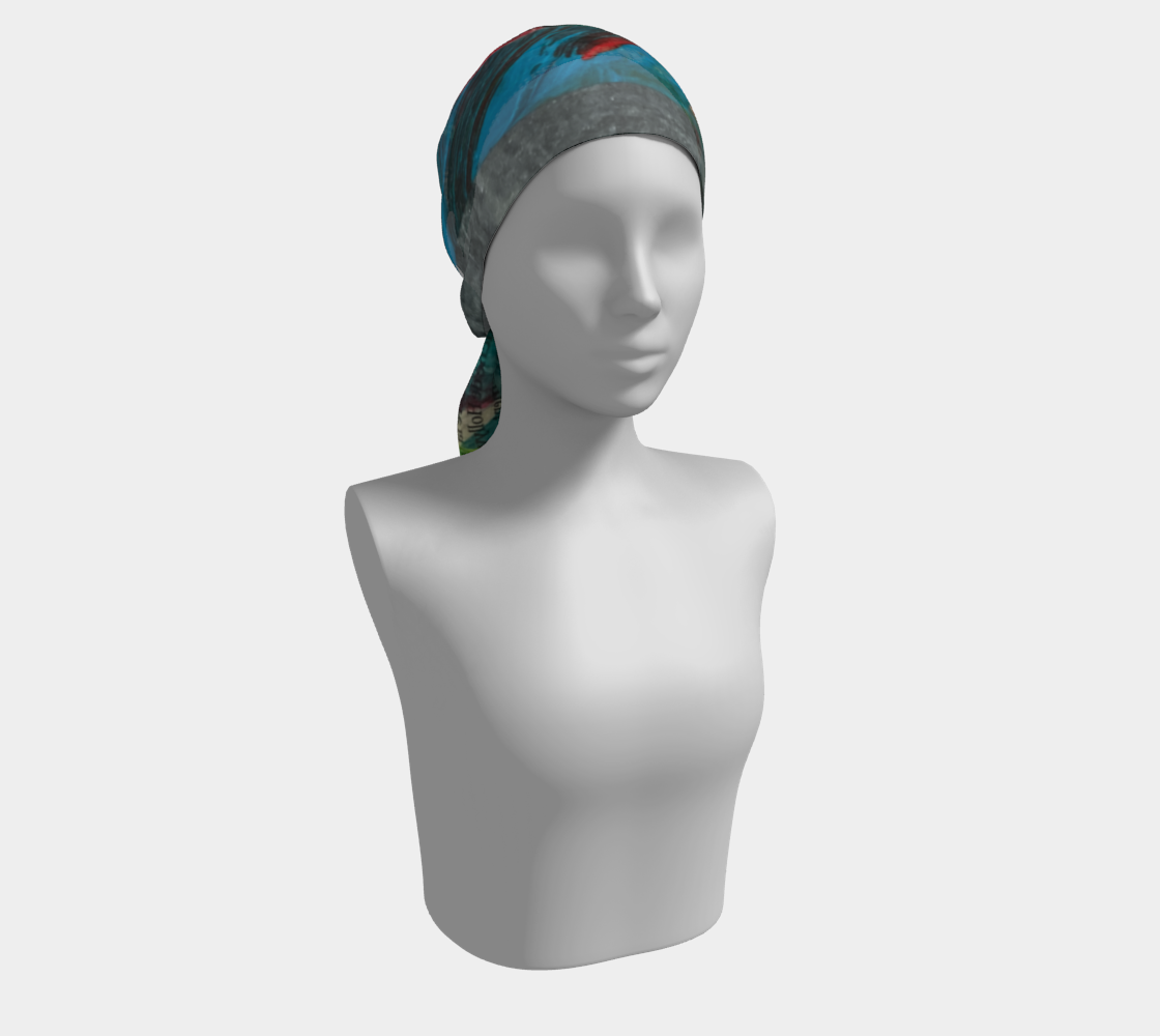 Pure Silk Long Scarf BLUE NOTES