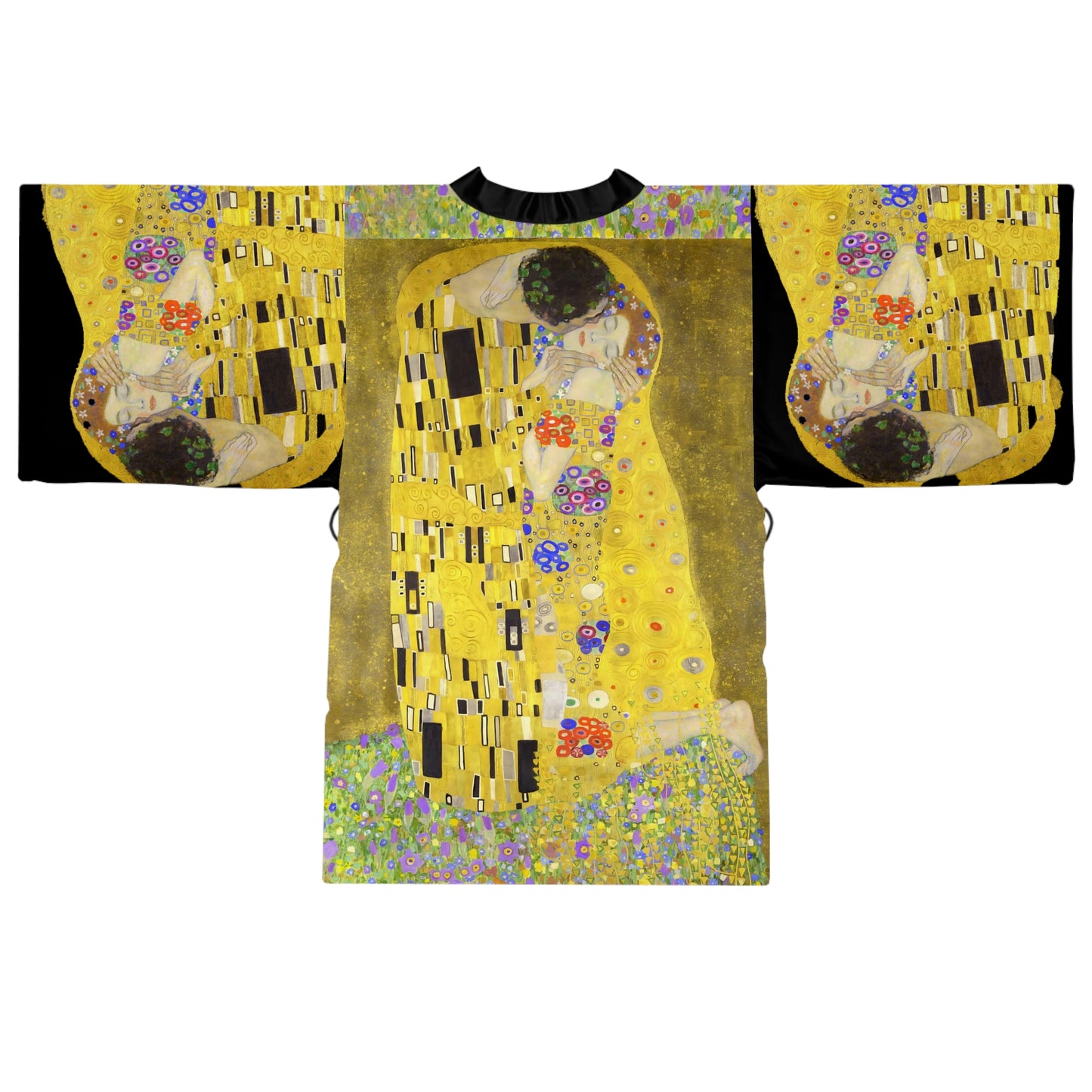 Kimono Robe The Kiss by Gustav Klimt Art Nouveau
