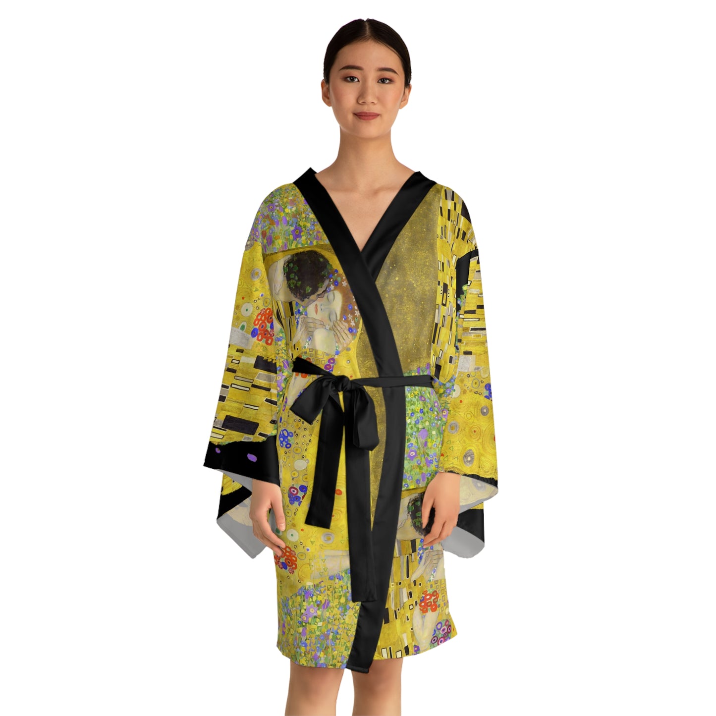 Kimono Robe The Kiss by Gustav Klimt Art Nouveau