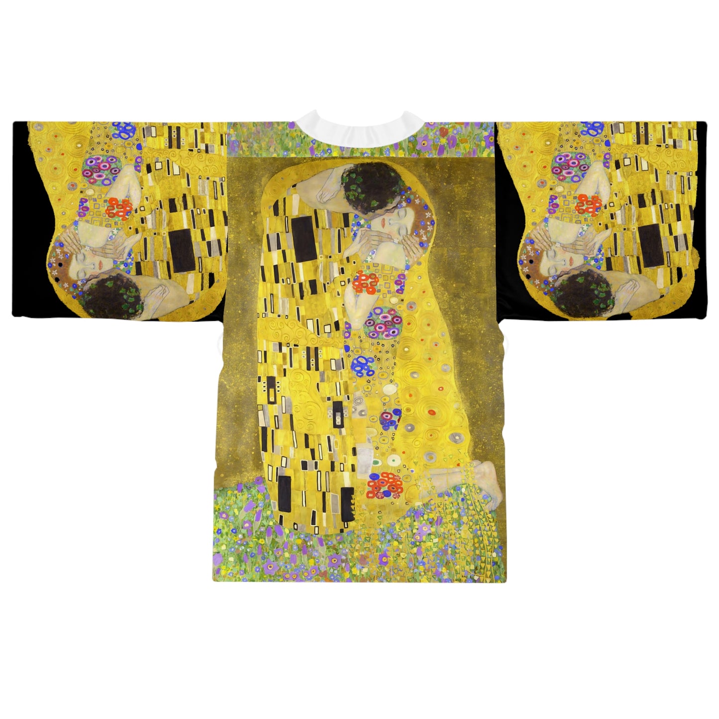 Kimono Robe The Kiss by Gustav Klimt Art Nouveau