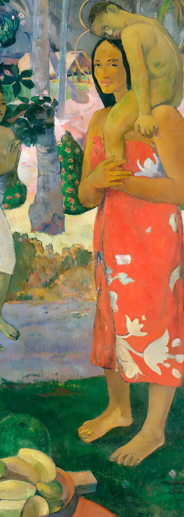 Chiffon Scarf La Orana Maria by Paul Gauguin Version 1