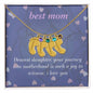 Engraved Baby Feet with Birthstones Necklace New mom gift ShineOn Fulfillment