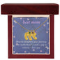 Engraved Baby Feet with Birthstones Necklace New mom gift ShineOn Fulfillment