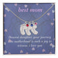 Engraved Baby Feet with Birthstones Necklace New mom gift ShineOn Fulfillment