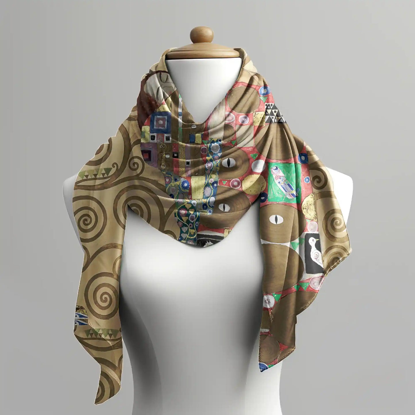 Fulfilment Gustav Klimt Voile Scarf