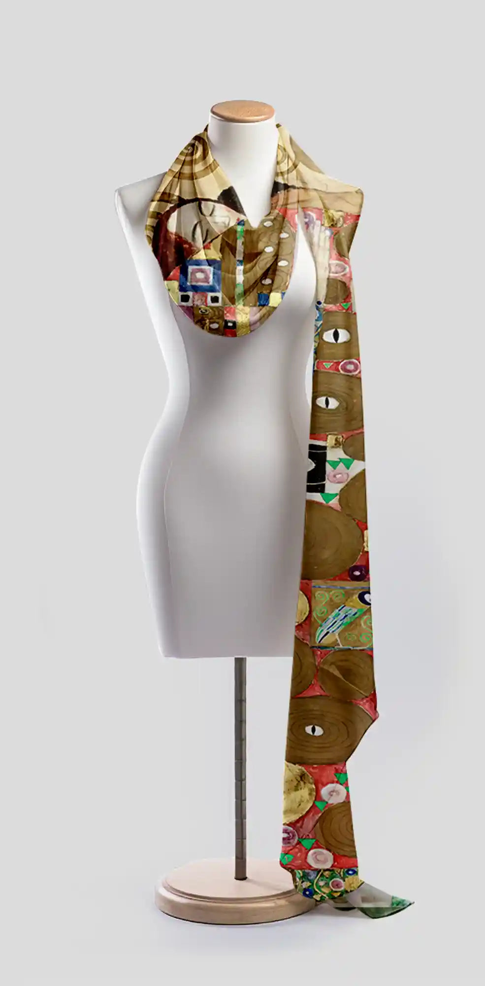 Fulfilment Gustav Klimt Voile Scarf