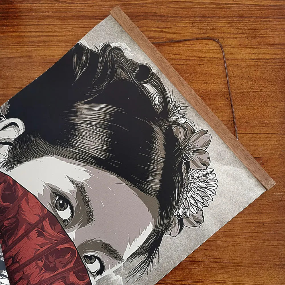 Japanese Samurai Ukiyoe Tiger Canvas set