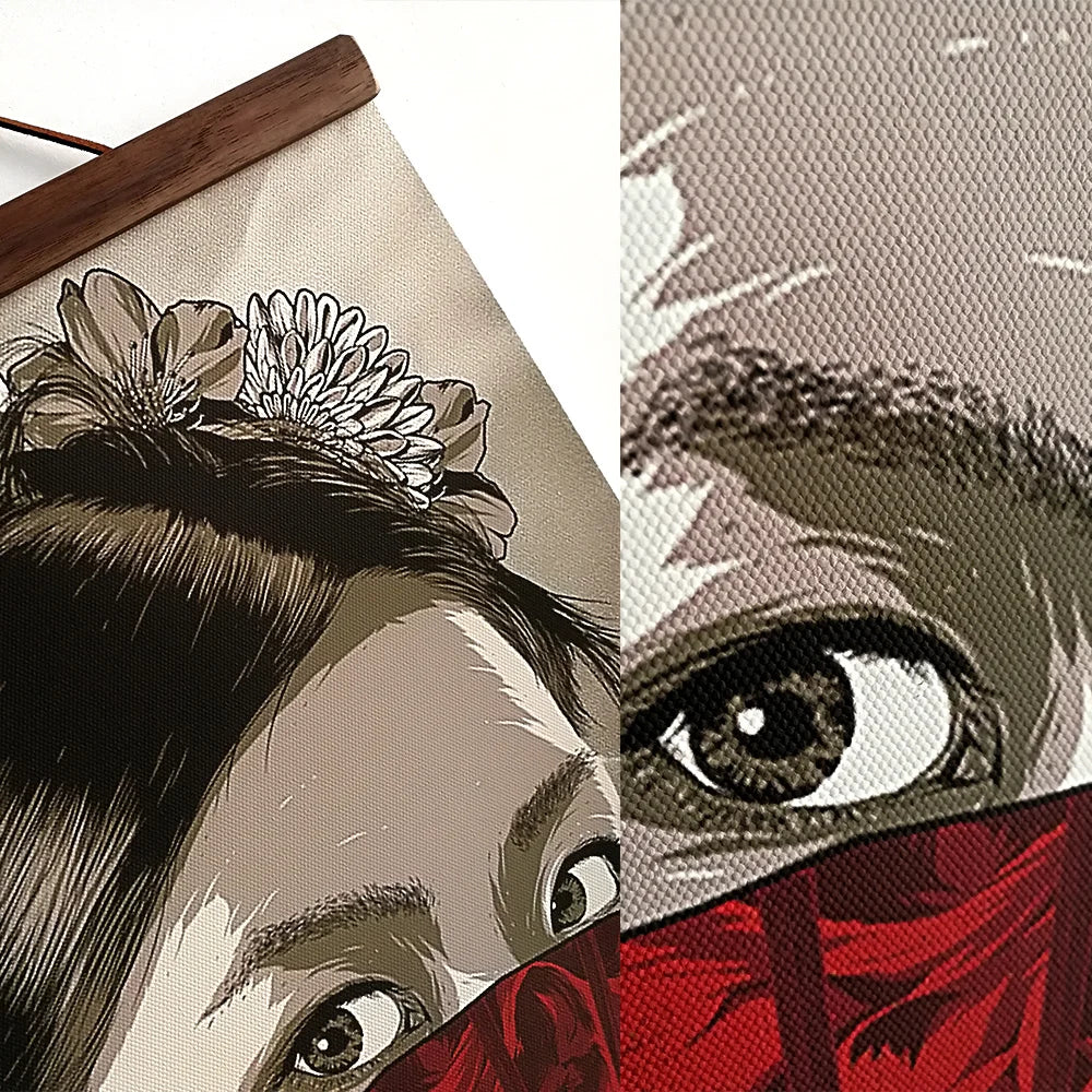 Japanese Samurai Ukiyoe Tiger Canvas set