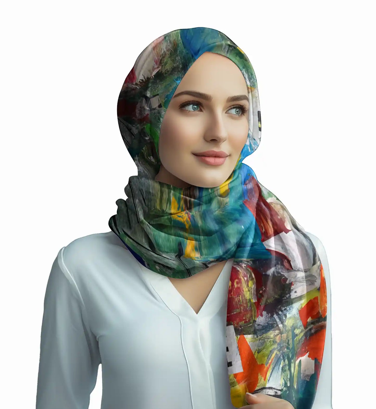 Pure Silk Scarf Love Letters