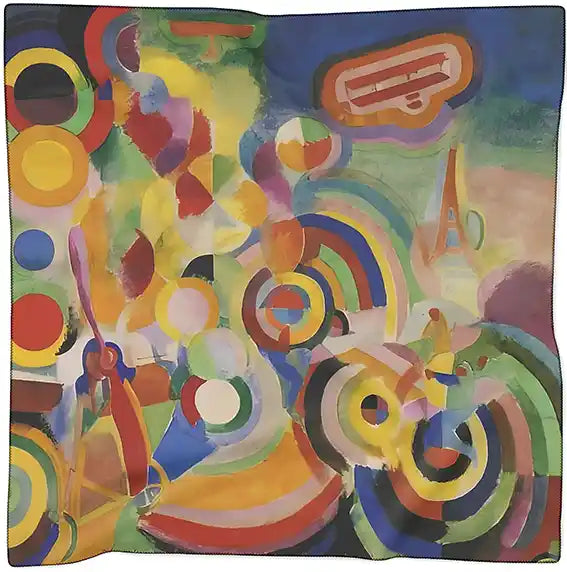 Hommage à Blériot Robert Delaunay Voile Scarf