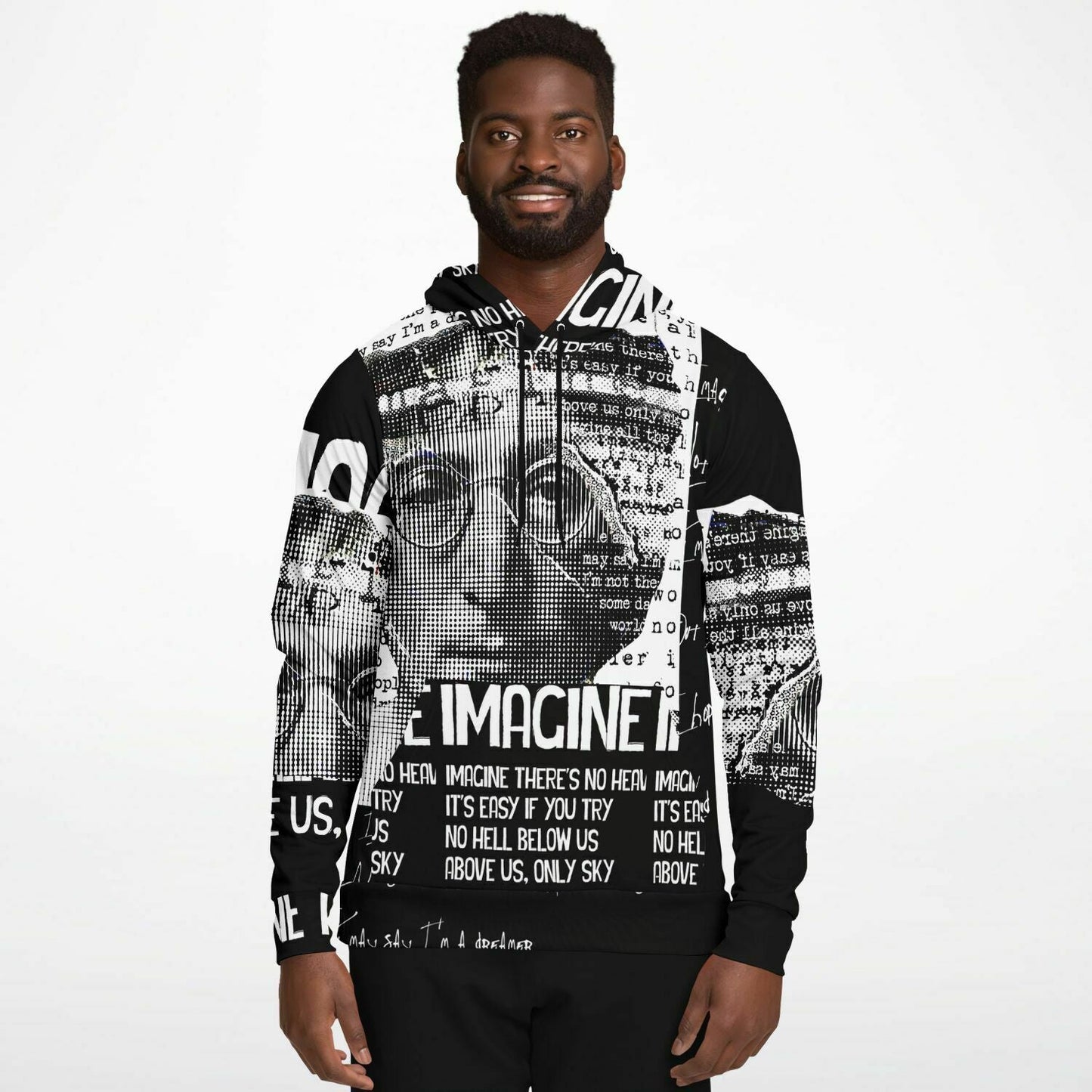 John Lennon Imagine Fashion Hoodie HOO-DESIGN.SHOP