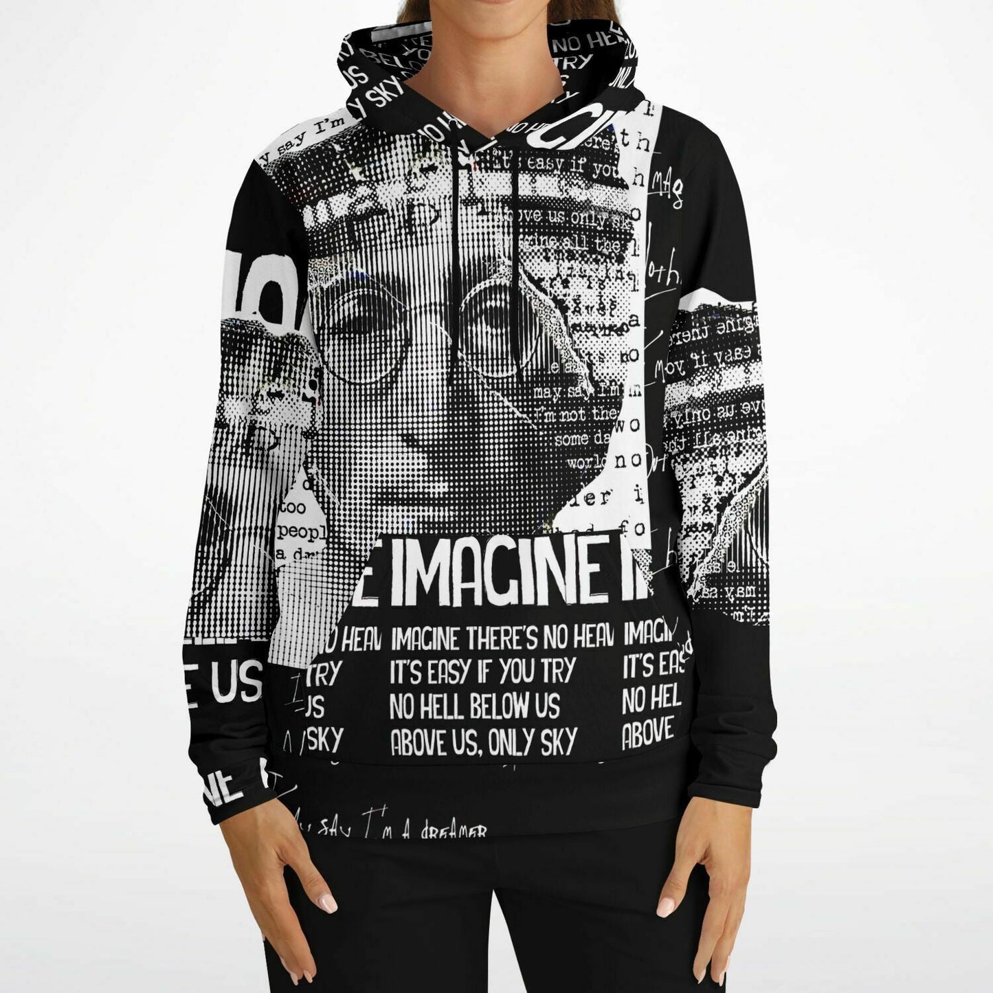 John Lennon Imagine Fashion Hoodie HOO-DESIGN.SHOP