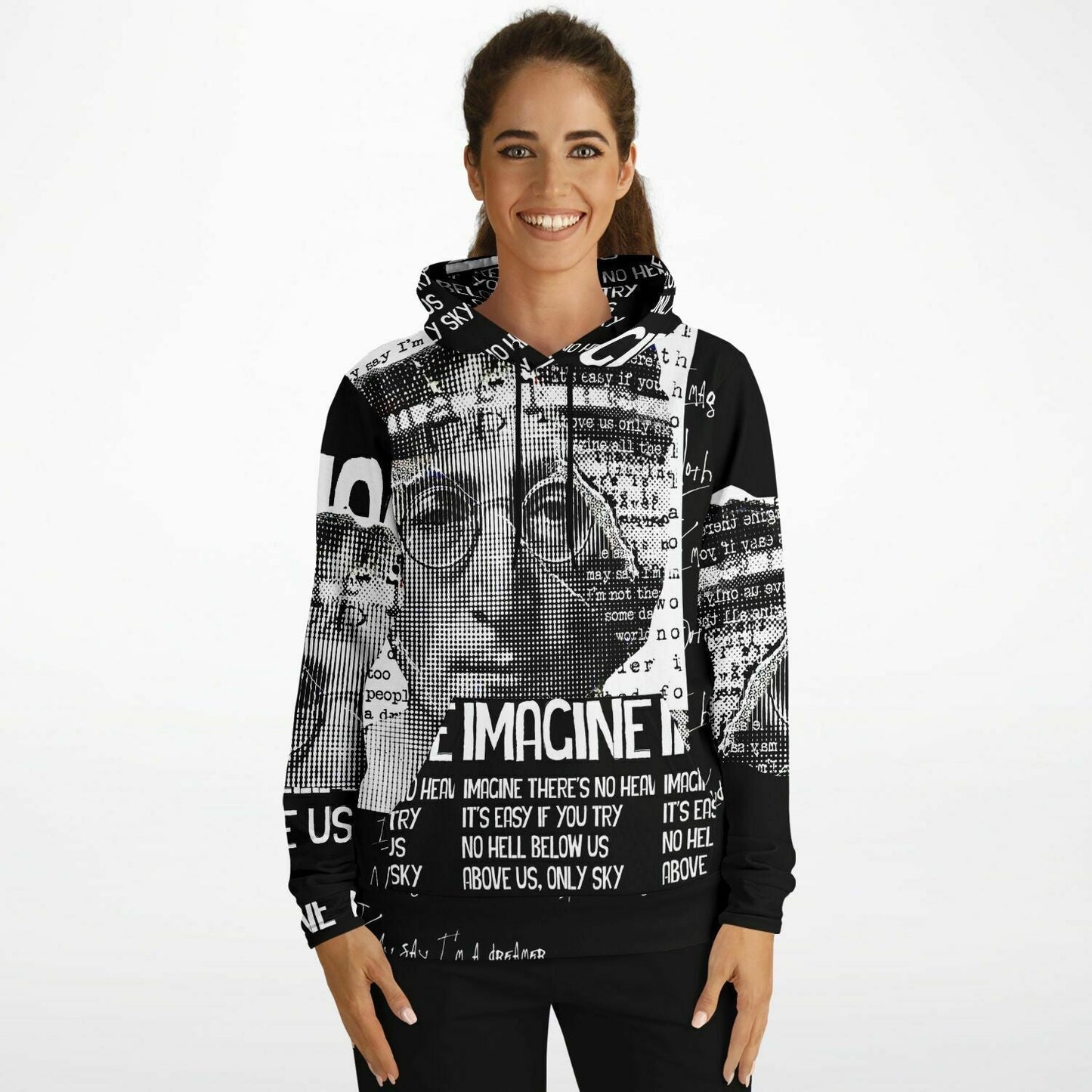 John Lennon Imagine Fashion Hoodie HOO-DESIGN.SHOP
