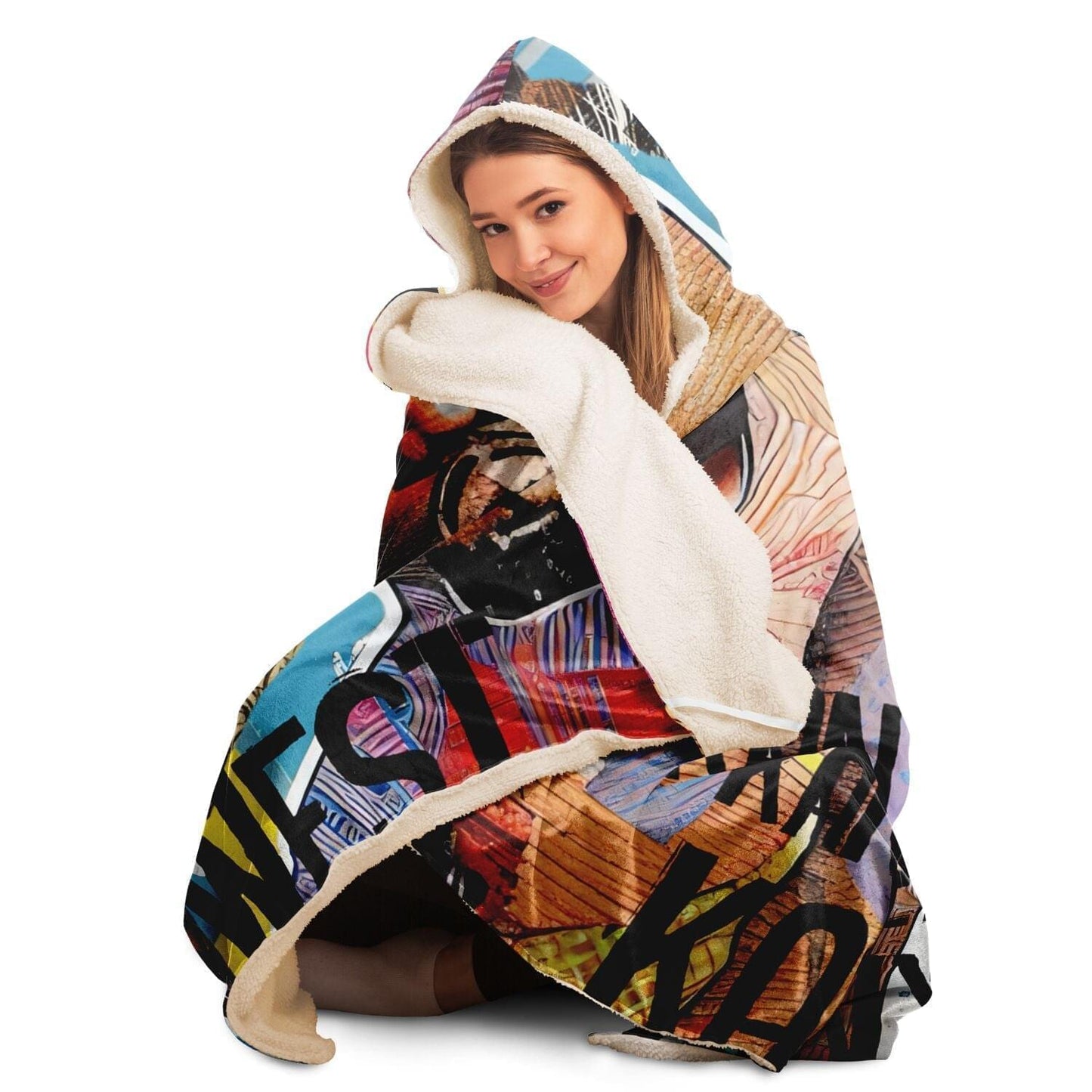 Kanye West Drawing Hooded Blanket HOO-DESIGN.SHOP
