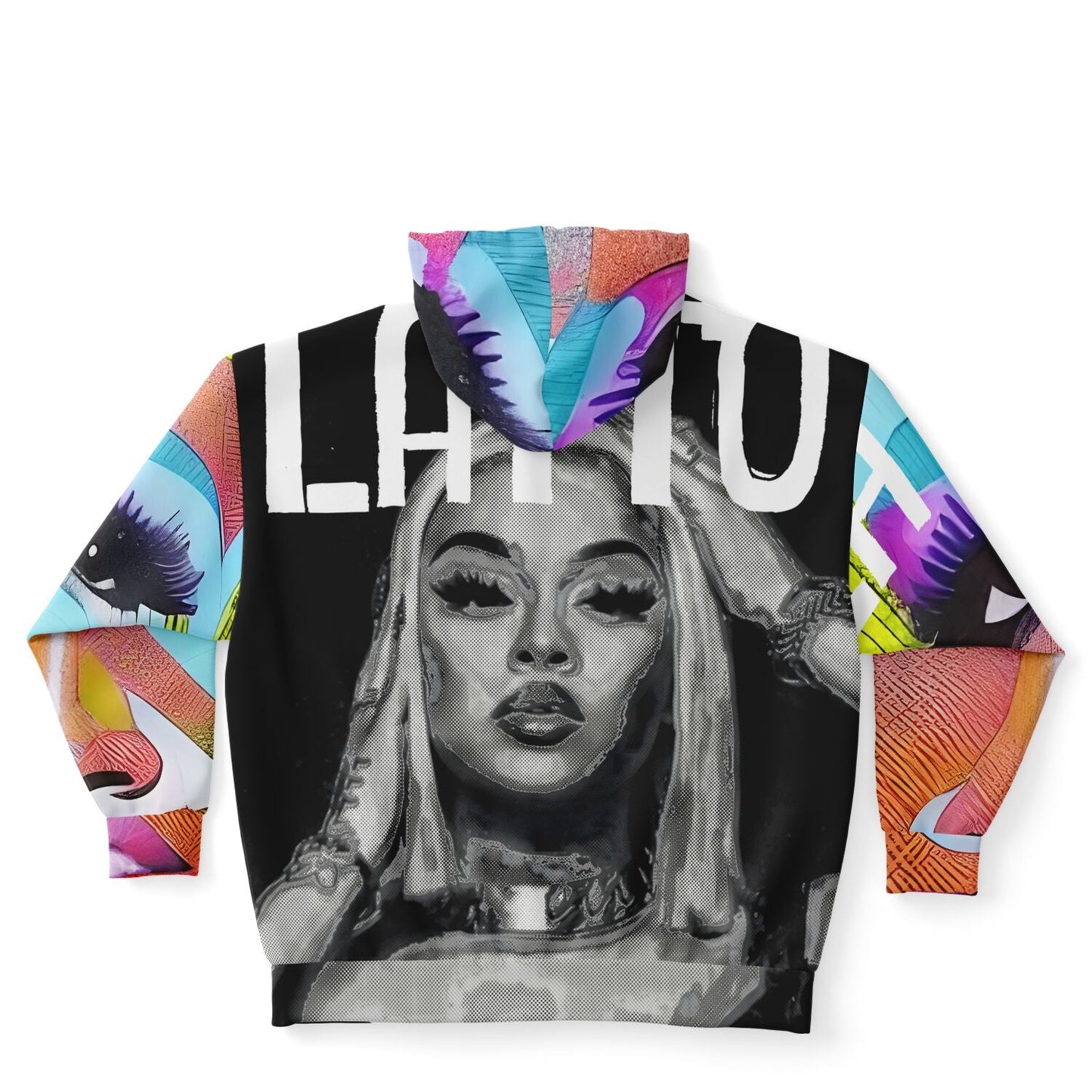 Latto Rapper Style Plus-size Ziphoodie for Latto fanbase HOO-DESIGN.SHOP