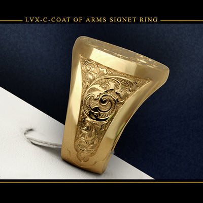 Male Lady Orthodox Virgin Mary Religious Ring LUZGRAPHICJEWELRY