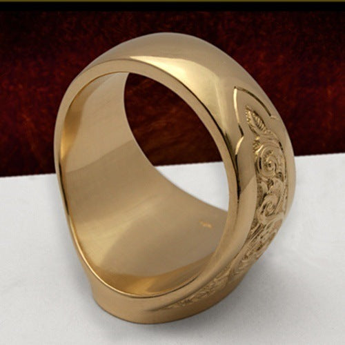 Male Lady Orthodox Virgin Mary Religious Ring LUZGRAPHICJEWELRY