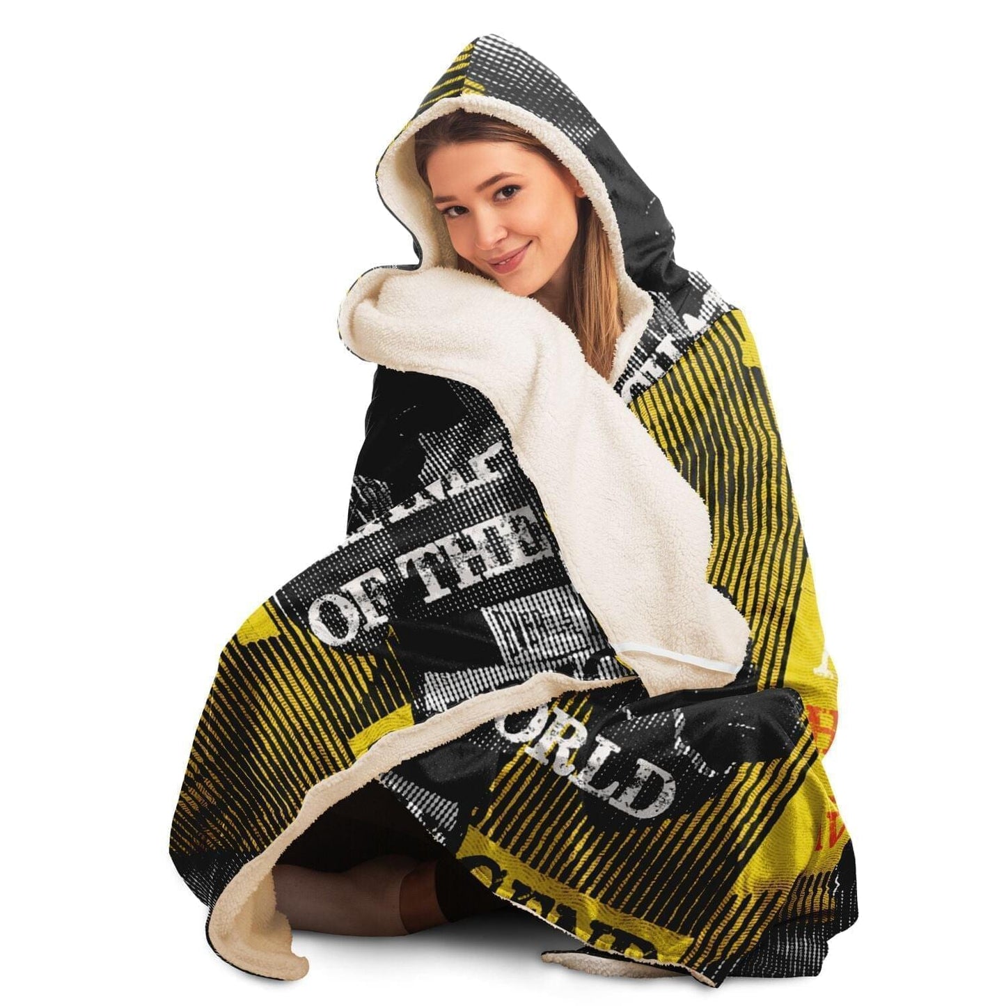 Muhammad Ali Boxing Legend Hooded Blanket HOO-DESIGN.SHOP