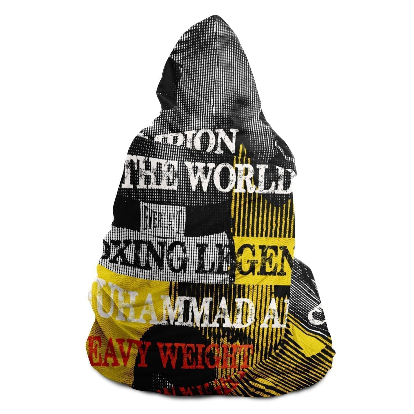 Muhammad Ali Boxing Legend Hooded Blanket HOO-DESIGN.SHOP