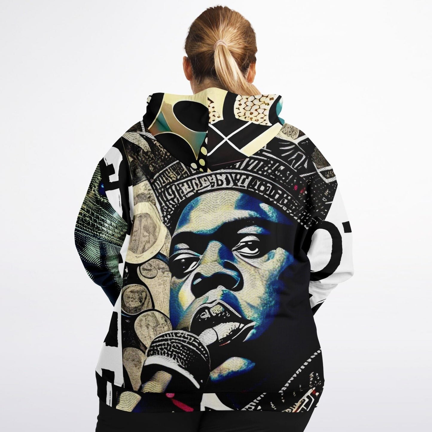 Notorious B.i.g Drawing Plus-Size Zip Up Hoodie HOO-DESIGN.SHOP