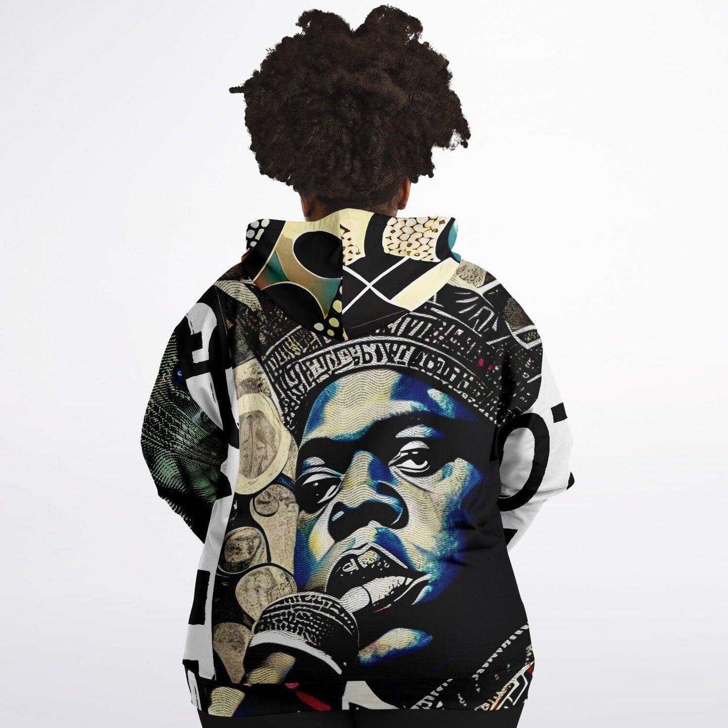Notorious B.i.g Drawing Plus-Size Zip Up Hoodie HOO-DESIGN.SHOP