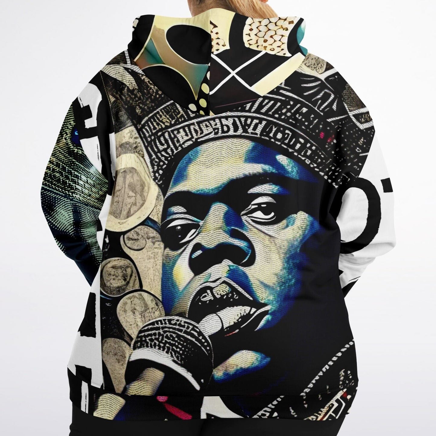Notorious B.i.g Drawing Plus-Size Zip Up Hoodie HOO-DESIGN.SHOP