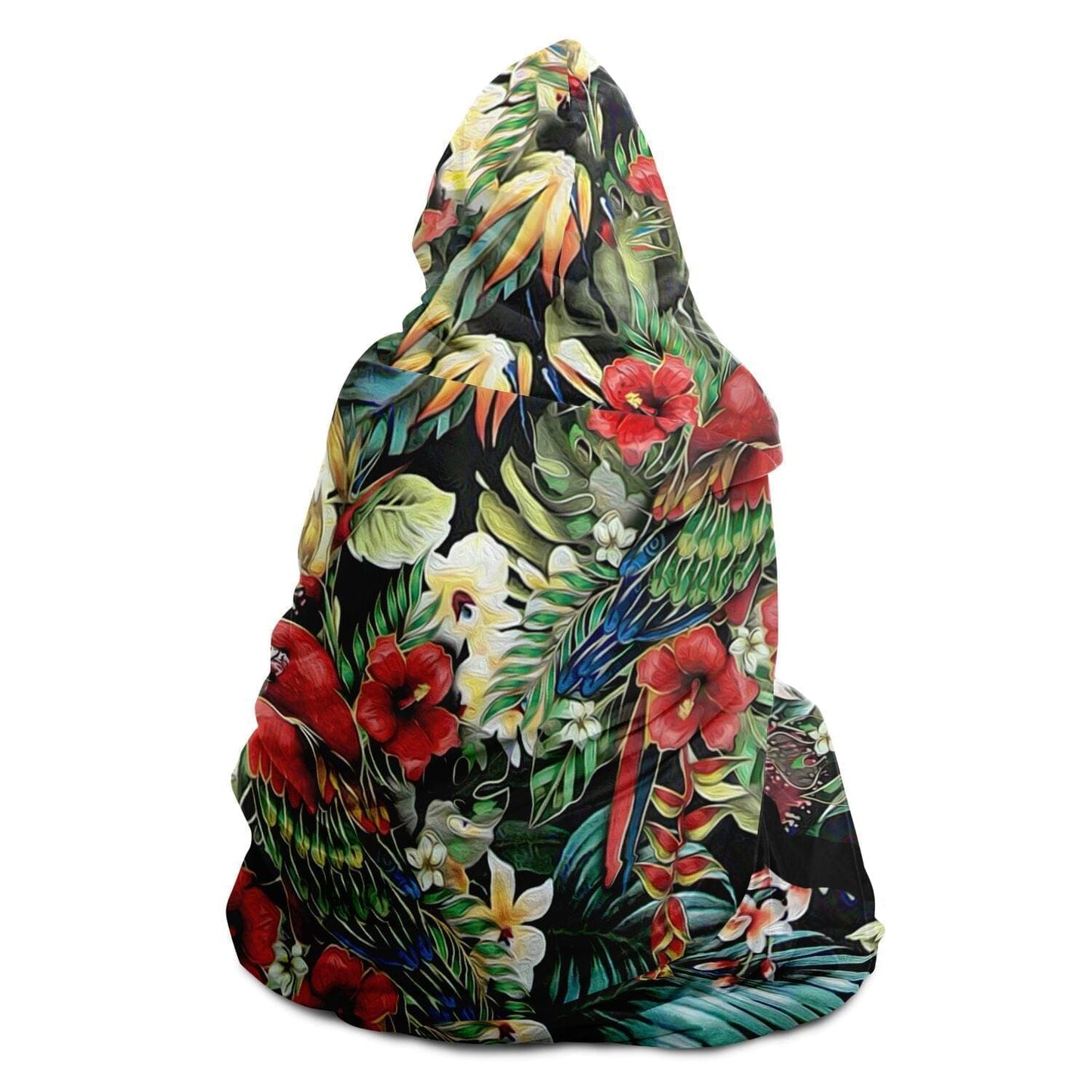 Parrot Drawing Print Hoodie Blanket Gift Idea HOO-DESIGN.SHOP