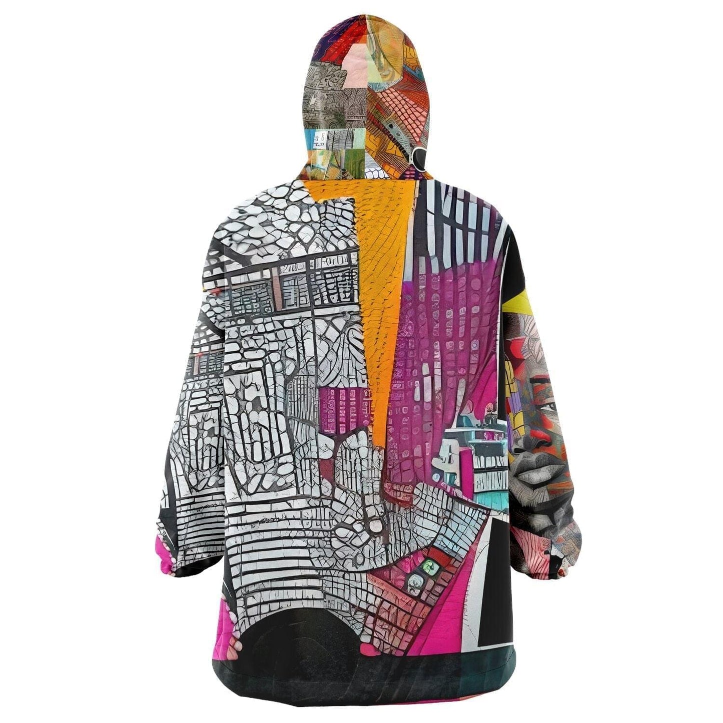 Quilt-inspired Snug Hoodie Gift Idea HOO-DESIGN.SHOP