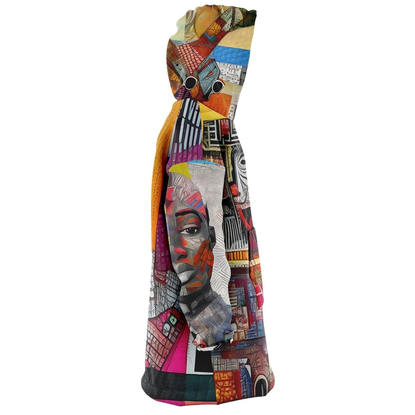 Quilt-inspired Snug Hoodie Gift Idea HOO-DESIGN.SHOP