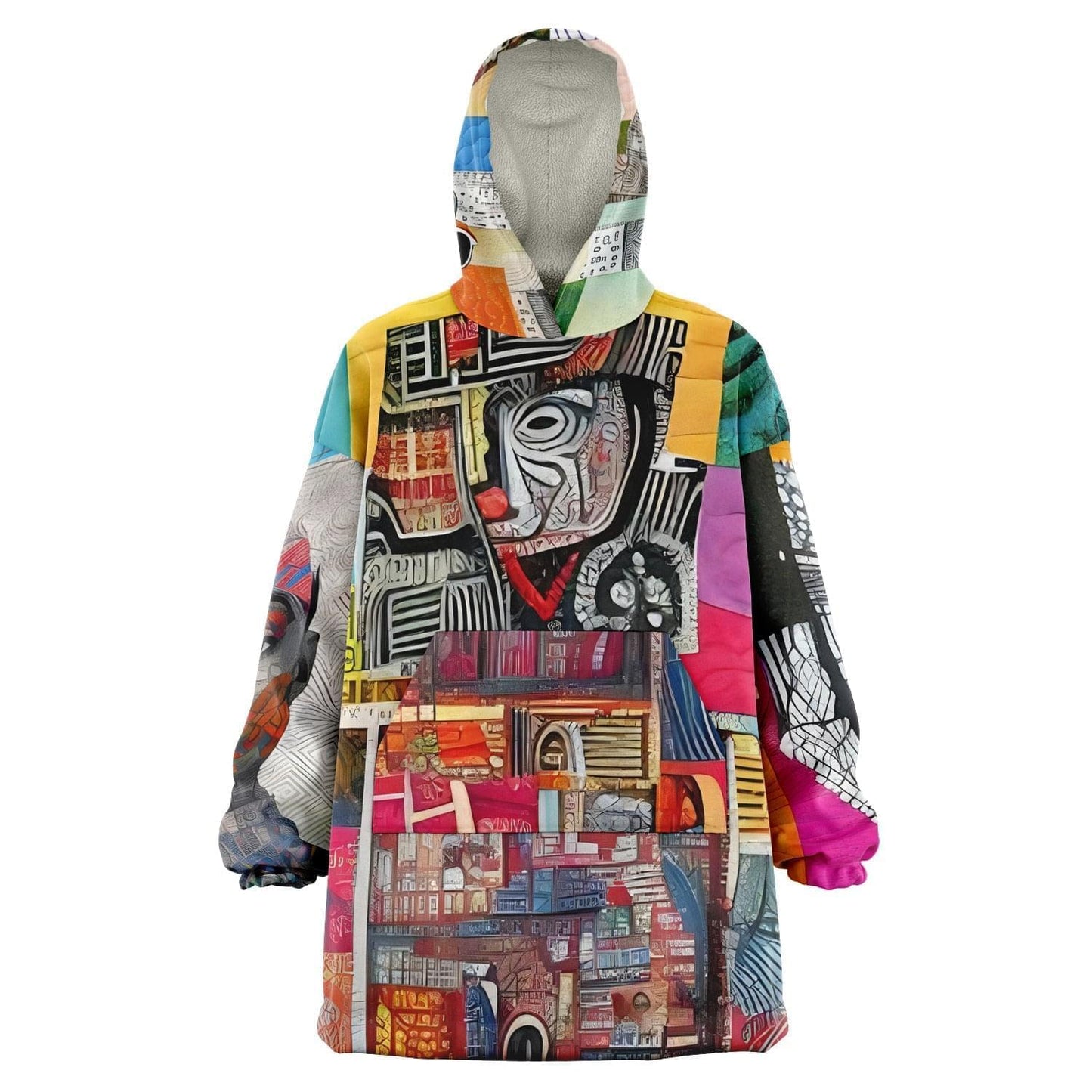 Quilt-inspired Snug Hoodie Gift Idea HOO-DESIGN.SHOP