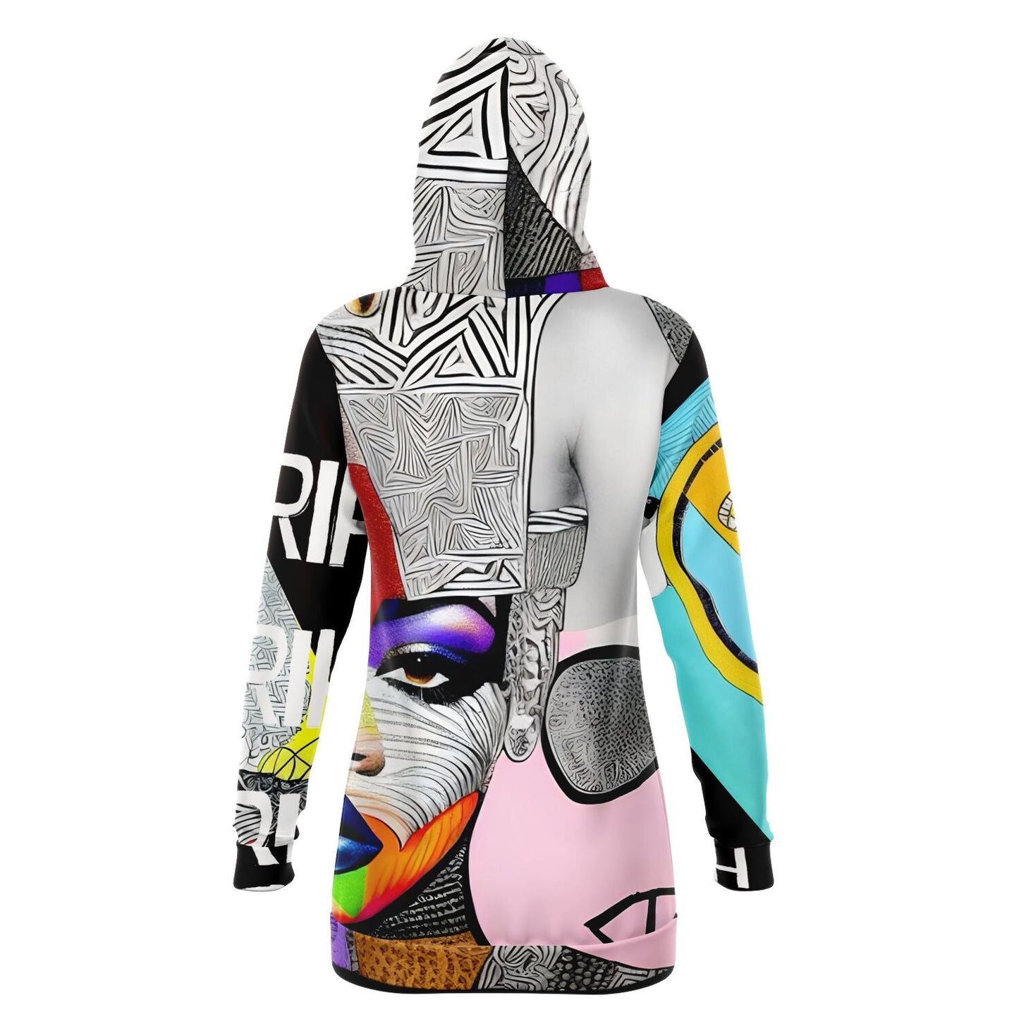 Rihanna Aesthetic Outfit Athletic Longline Hoodie Birthday Gift Idea HOO-DESIGN.SHOP