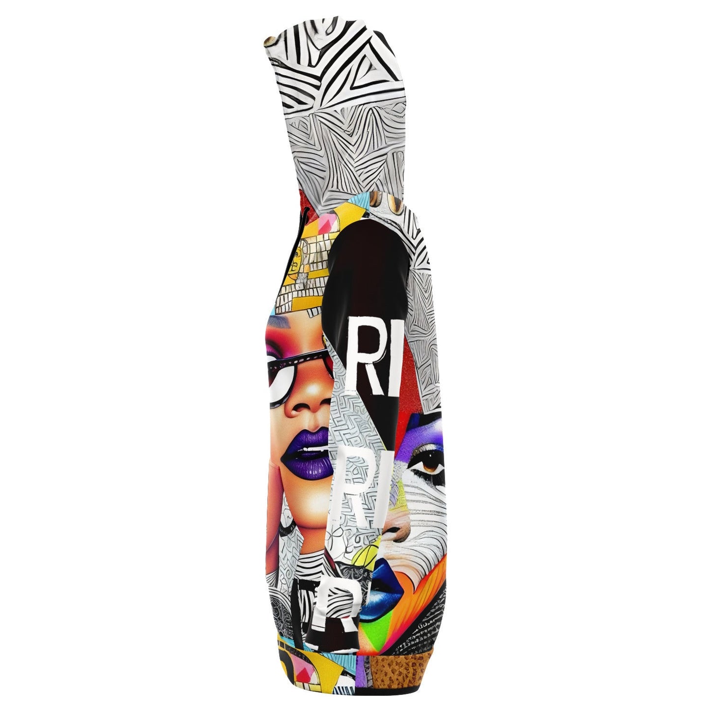 Rihanna Aesthetic Outfit Athletic Longline Hoodie Birthday Gift Idea HOO-DESIGN.SHOP