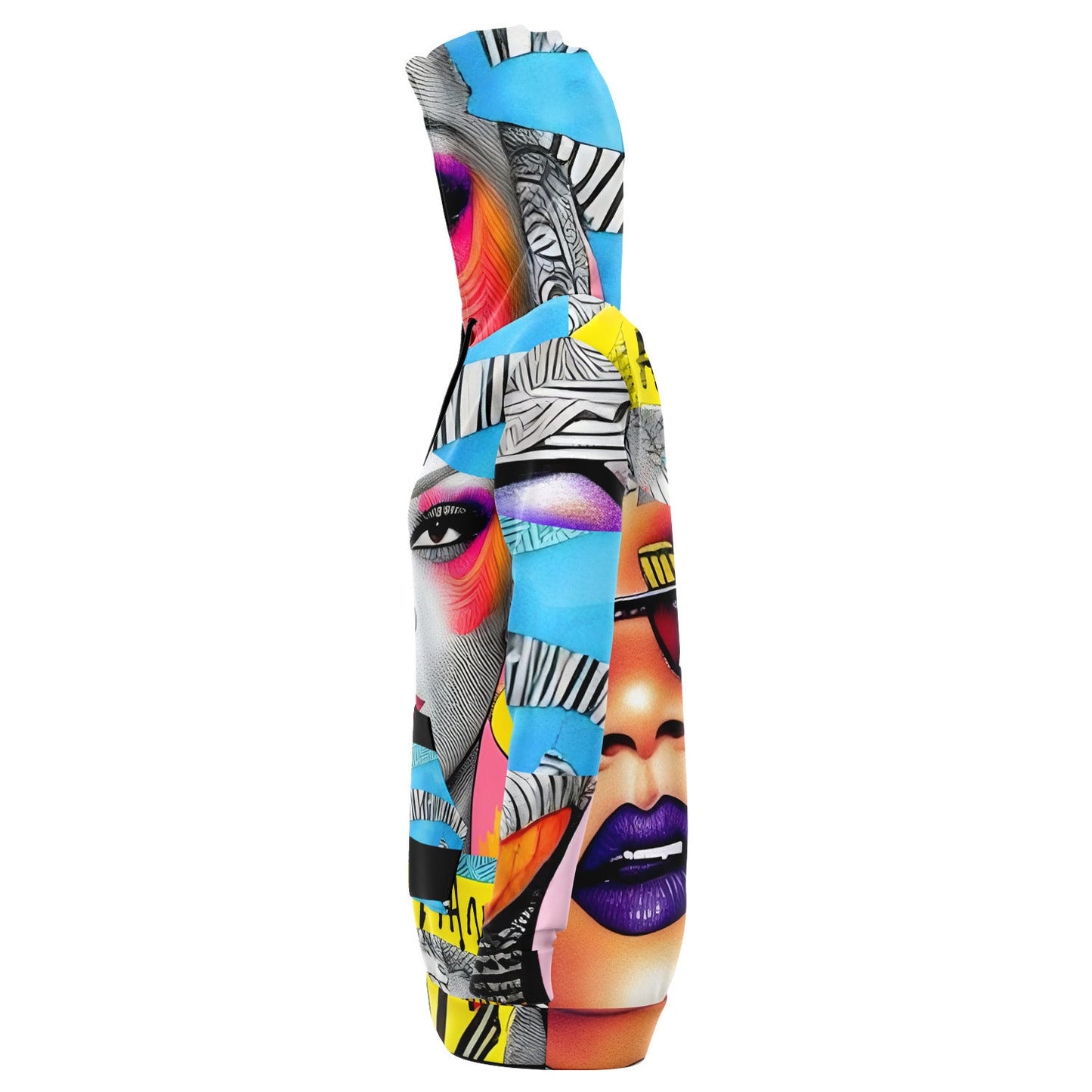 Rihanna Drawing Street Style Outfit Athletic Longline Hoodie Dress HOO-DESIGN.SHOP