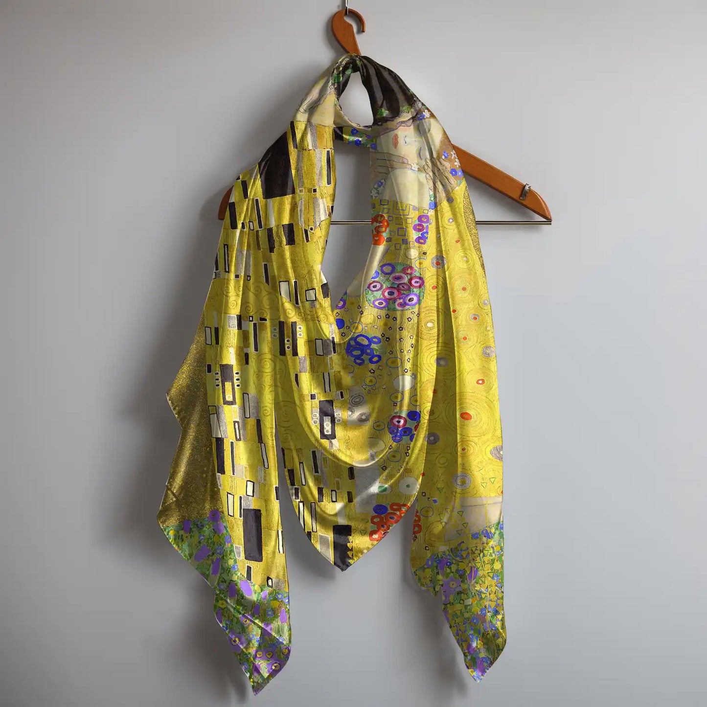 Gustav Klimt The Kiss Chiffon Scarf