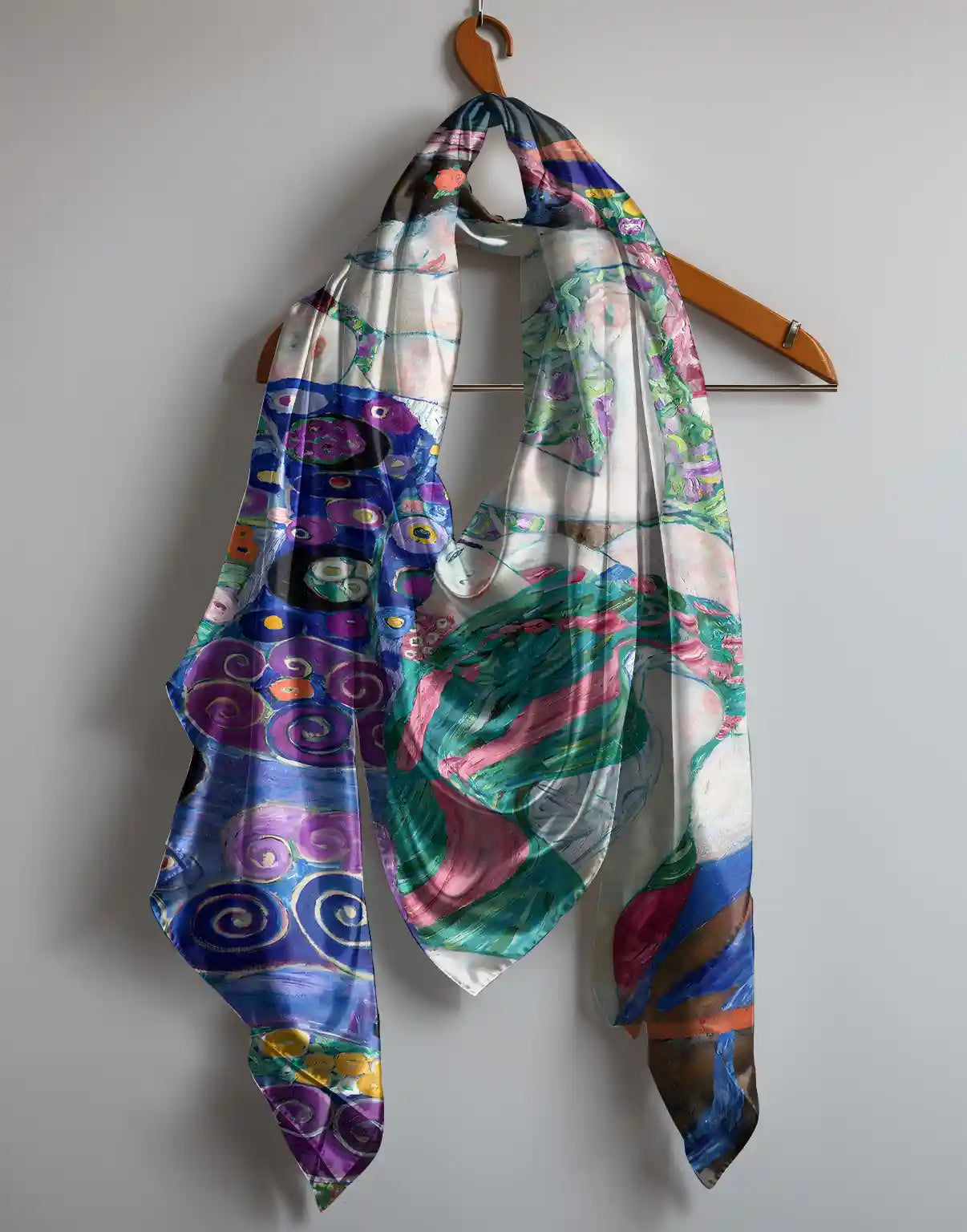 The Virgen 2 Klimt Chiffon Scarf