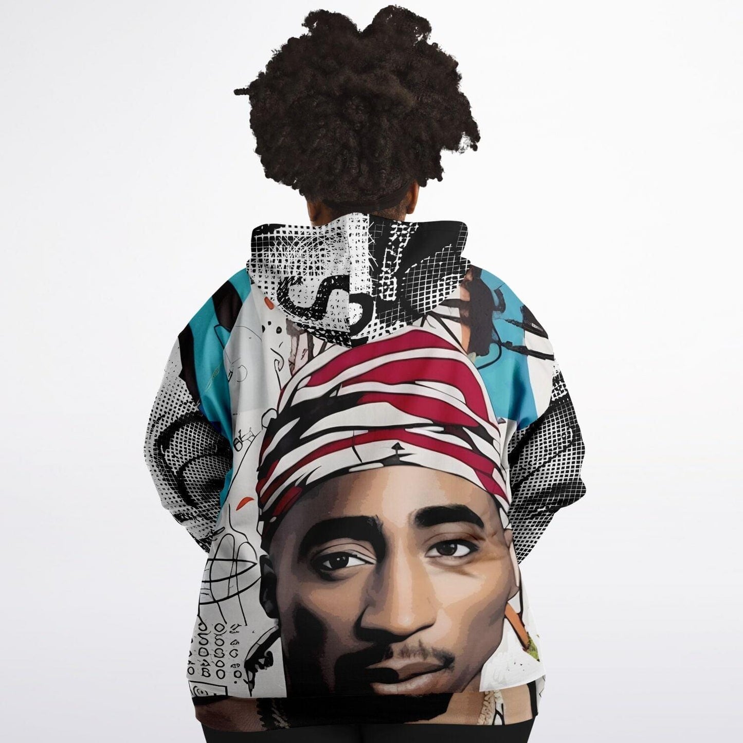 Tupac Shakur Drawing Unisex Plus-size Zip hoodie HOO-DESIGN.SHOP