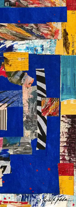 Pure Silk Scarf Ultramarine Blue