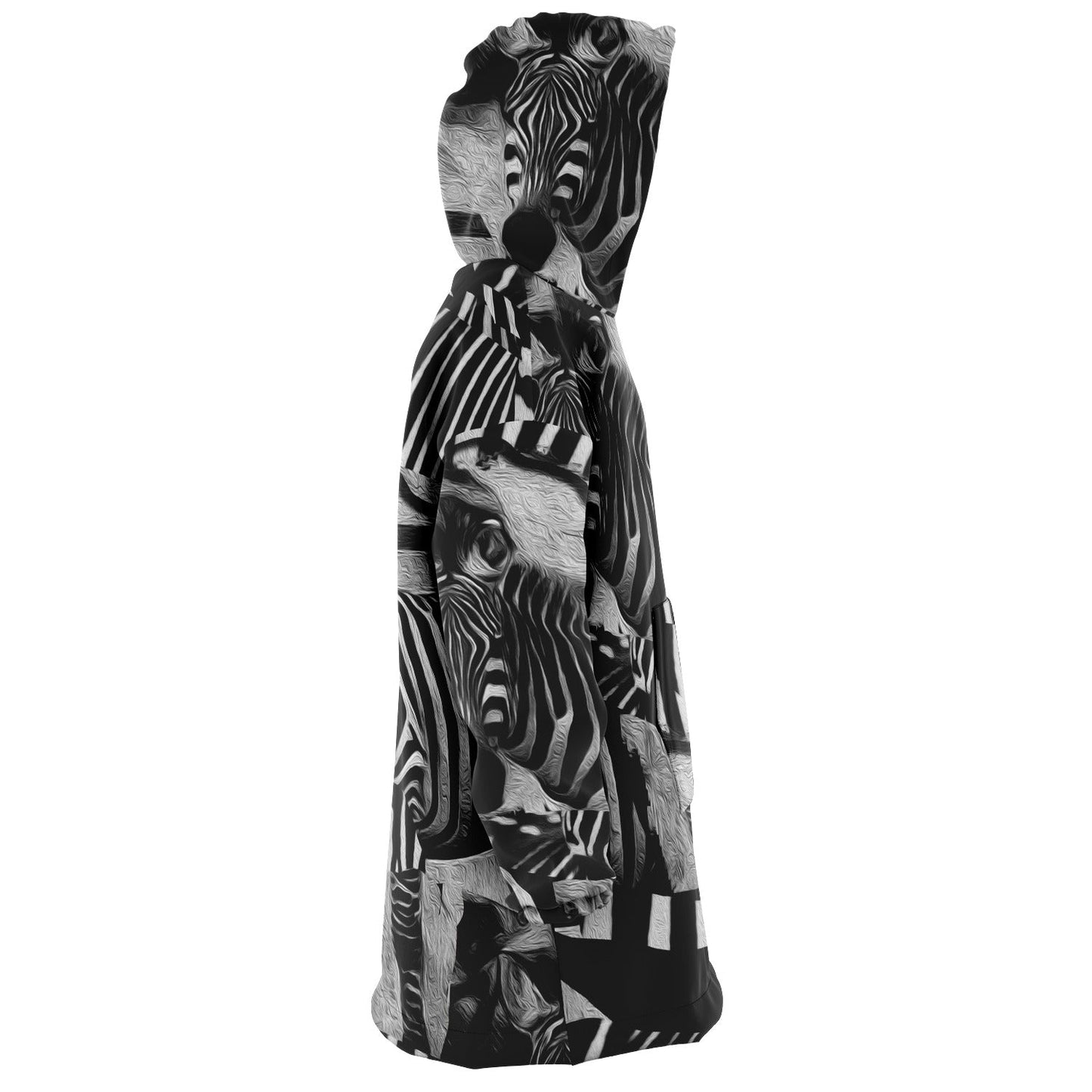 Zebra Artwork Snug Hoodie Gift Idea HOO-DESIGN.SHOP
