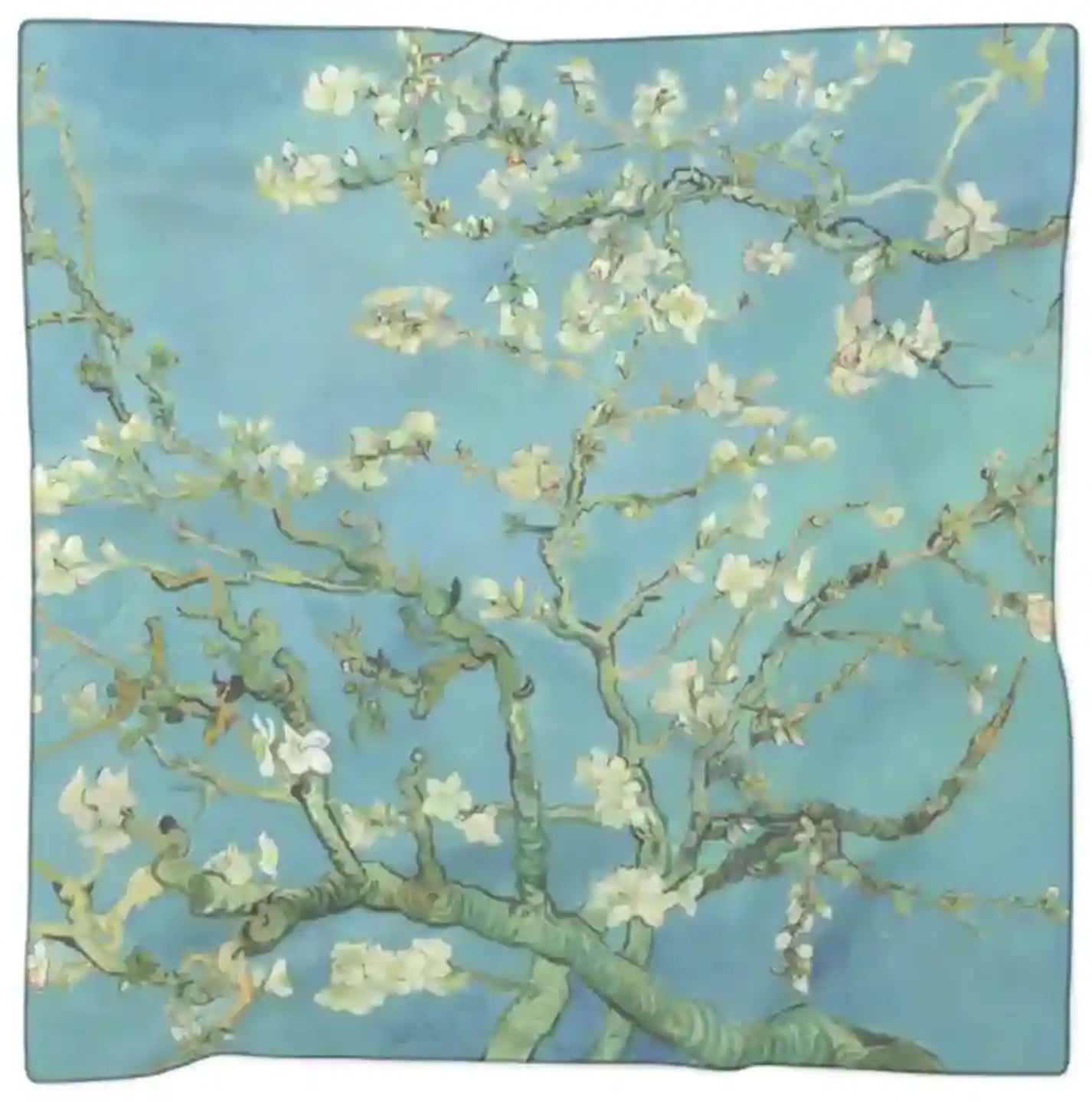 Almond Blossom Van Gogh Square Chiffon Scarf