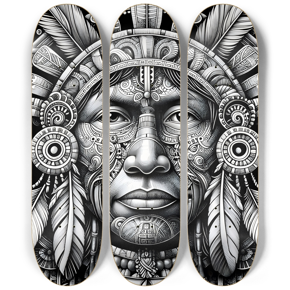 Maya Ancestor 3 decks Wall Series