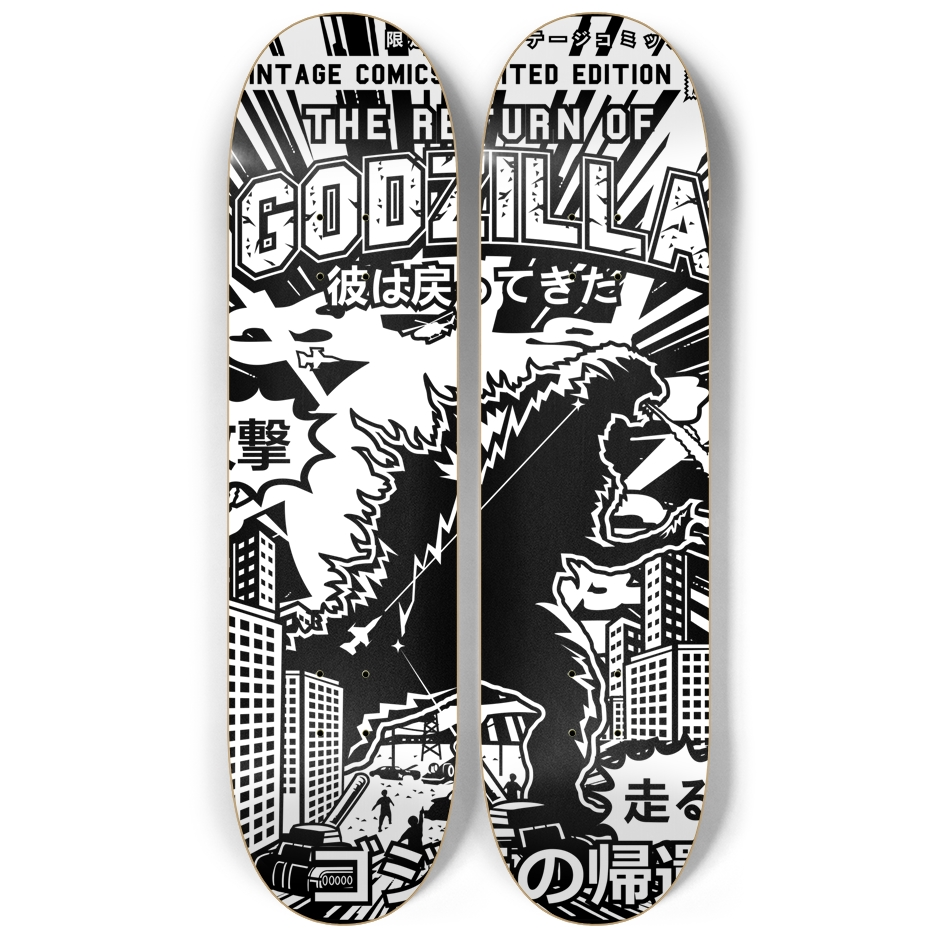 GODZILLA 2 decks Wall Series