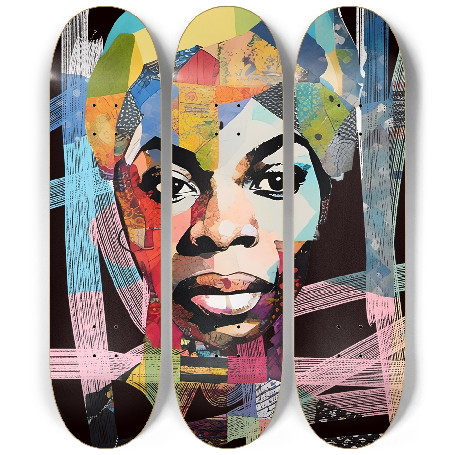Nina Simone 3 decks Wall Series