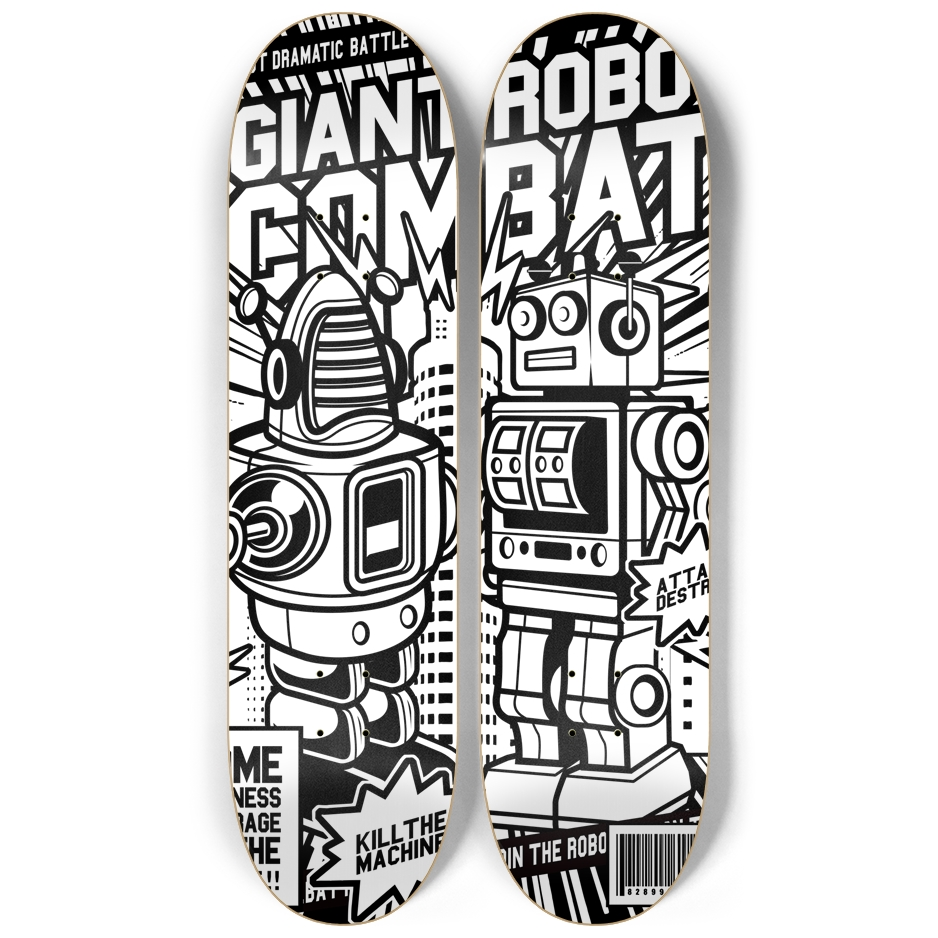 ROBOTS COMBAT 2 decks Wall Series