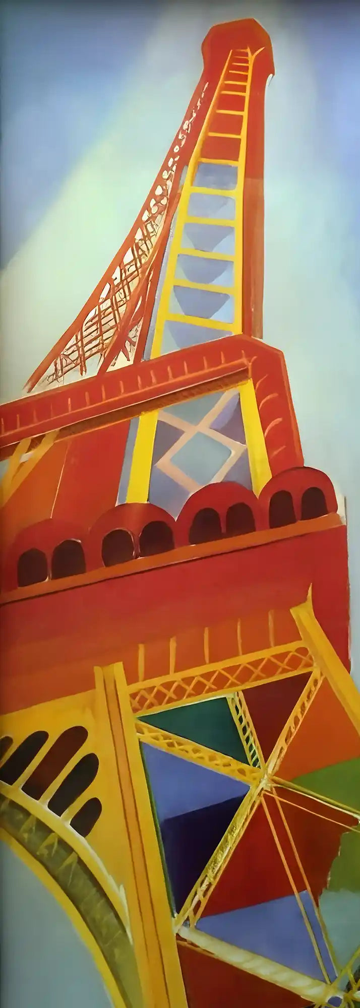 Robert Delauney La Tour Eiffel Chiffon Scarf