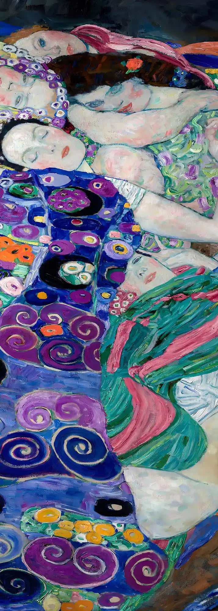 The Virgen 2 Klimt Chiffon Scarf